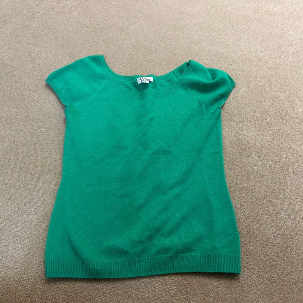 LILLY PULITZER Cashmere Green Top